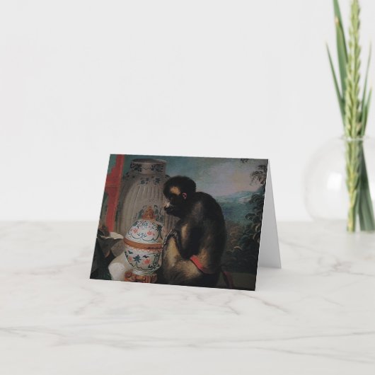 Curious Monkey ~ Karte / Einladungen (Vorderseite)