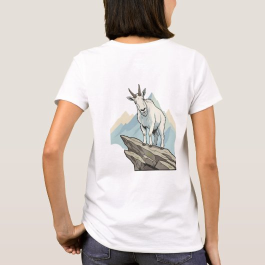 Curious Mountain Goat Tee (Rückseite)