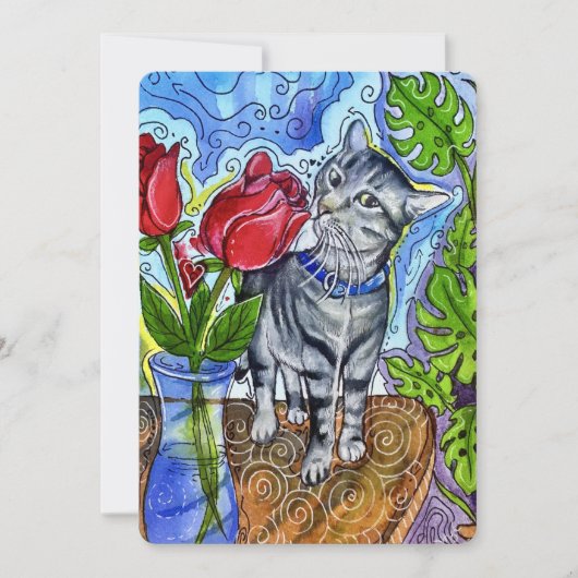 Curious Spirit Feiertagskarte (Vorderseite)