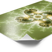 Curious Tentacles - Fraktal Art Fotodruck (Ecke)