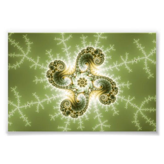 Curious Tentacles - Fraktal Art Fotodruck (Vorne)