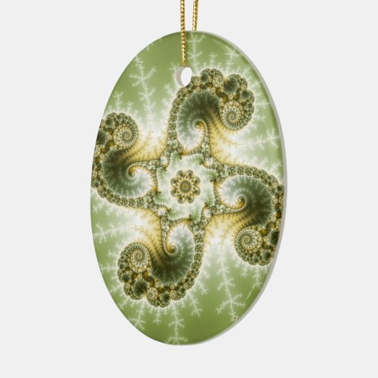 Curious Tentacles - Fraktal Art Keramik Ornament (Links)