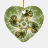 Curious Tentacles - Fraktal Art Keramik Ornament (Hinten)