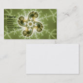Curious Tentacles - Fraktal Art Visitenkarte (Vorne/Hinten)