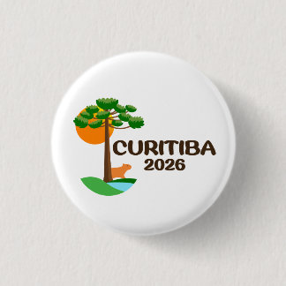 Curitiba Brasilien 2026 Internationaler Konvention Button