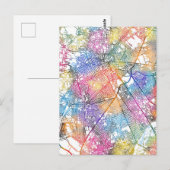 Curitiba Brazil City Map Postkarte (Vorne/Hinten)