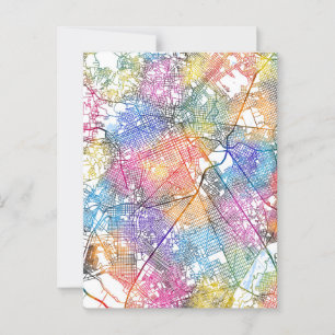 Curitiba Brazil City Map Postkarte