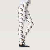 Curl crested aracari bird cartoon illustration leggings (Rechts)