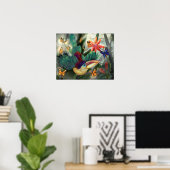 Curl Crested Aracari Toucan Poster (Heimbüro)