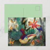Curl Crested Aracari Toucan Postkarte (Vorne/Hinten)