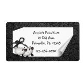 Curl-Etikett Schafe (Vorne)