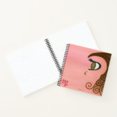 Curl Girl leftie Notebook Notizblock (Innenseite)