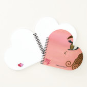 Curl Girl links Handy Notebook Notizblock (Innenseite)