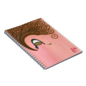 Curl Girl Normalnotebook Notizblock (Rechte Seite)