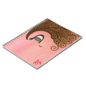 Curl Girl Normalnotebook Notizblock (Linke Seite)