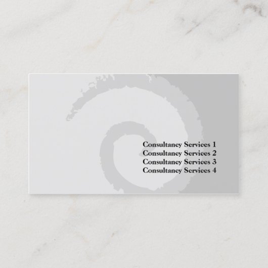 Curl Lila Business Card Visitenkarte (Rückseite)