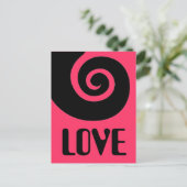 Curl Postkarte (Stehend Vorderseite)