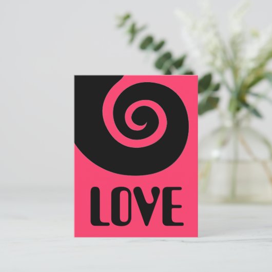 Curl Postkarte (Stehend Vorderseite)