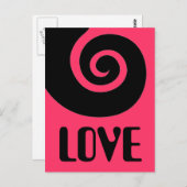 Curl Postkarte (Vorne/Hinten)