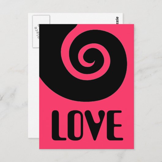 Curl Postkarte (Vorne/Hinten)