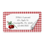 Curl-Tag-Kirschen-Label (Vorne)