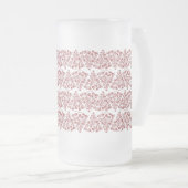 Curleque Weihnachtsbaum Mattglas Bierglas (VorderseiteRechts)