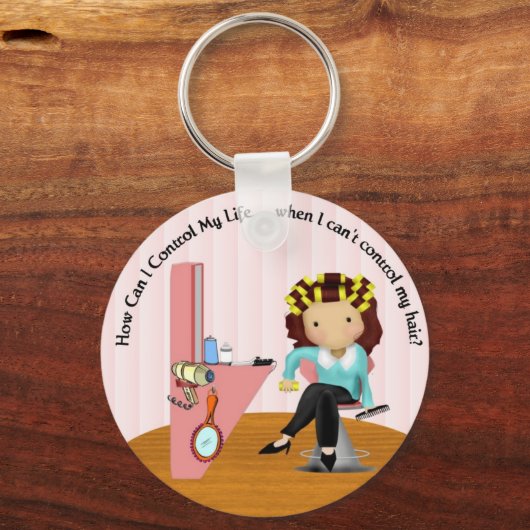 Curler Diva Schlüsselanhänger (Vorderseite)