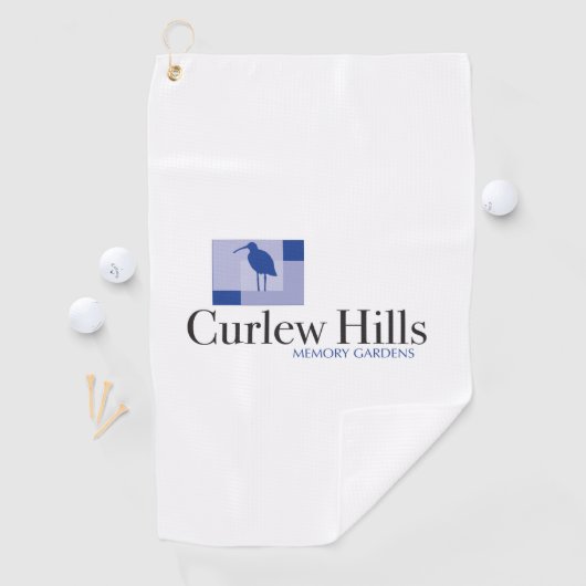 Curlew Golf Towel Golfhandtuch (Insitu)