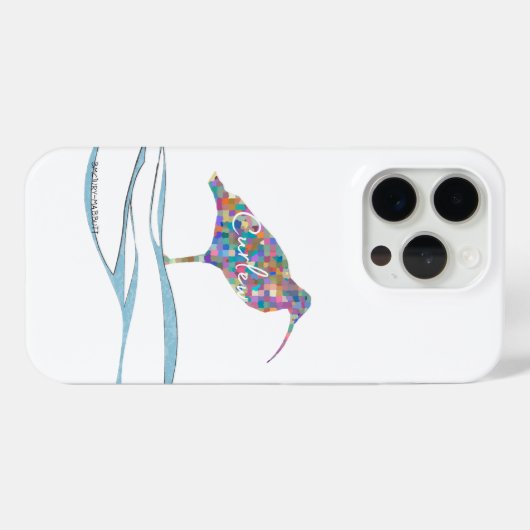 Curlew Modern Case-Mate iPhone Hülle (Rückseite (Horizontal))