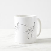 Curlew-Tasse Kaffeetasse (VorderseiteRechts)