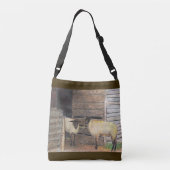 Curley und Moe Tragetaschen Mit Langen Trägern (Rückseite)