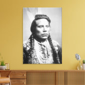 Curley vom Stamm Crow, einer der Späher von Custer Leinwanddruck (Insitu (Wohnzimmer))