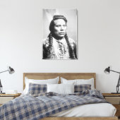 Curley vom Stamm Crow, einer der Späher von Custer Leinwanddruck (Insitu (Schlafzimmer))