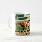CURLIN-10 MILLION DOLLAR-PFERD KAFFEETASSE (Vorderseite Links)