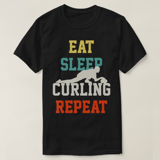 Curling (27) T-Shirt (Design vorne)