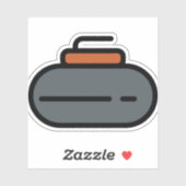 Curling Aufkleber (Blatt)