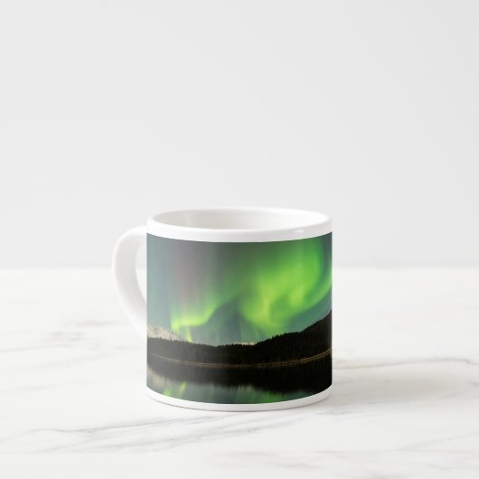 Curling Aurora Espressotasse (Vorderseite Links)