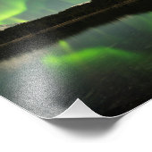 Curling Aurora Fotodruck (Ecke)