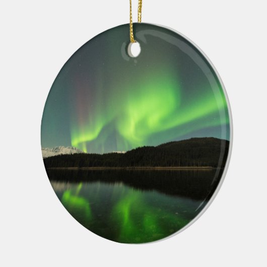 Curling Aurora Keramik Ornament (Links)