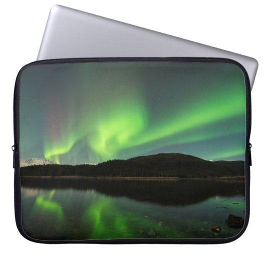 Curling Aurora Laptopschutzhülle (Vorderseite)