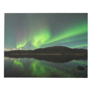 Curling Aurora Notizblock