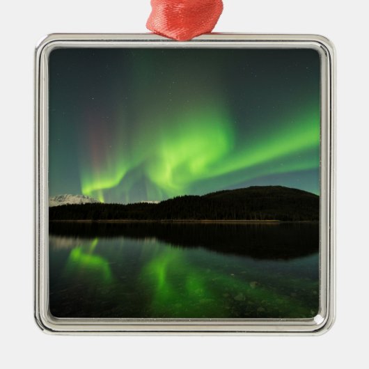 Curling Aurora Ornament Aus Metall (Vorne)