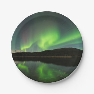 Curling Aurora Pappteller