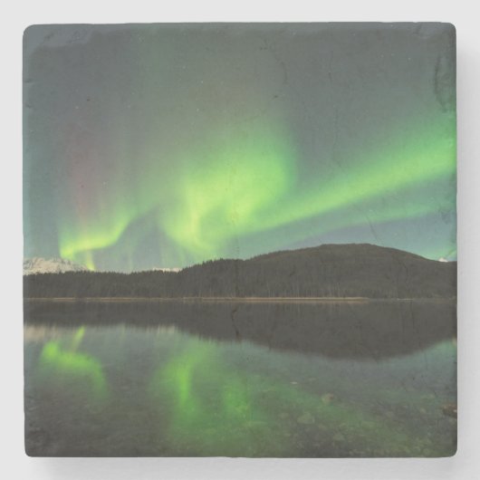 Curling Aurora Steinuntersetzer (Vorderseite)