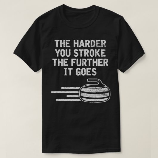Curling beruflich T-Shirt (Design vorne)