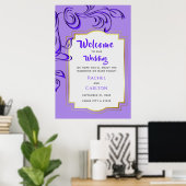 Curling Branch Wedding Welcome Poster (24"x36") (Heimbüro)