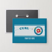 Curling Button (Vorderseite/Rückseite)