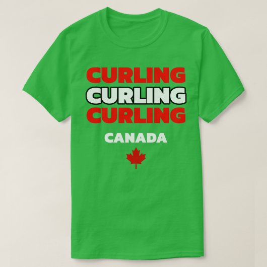 Curling Canada 6 T-Shirt (Design vorne)