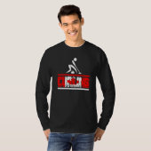 Curling Canada Canadian Fan Coach Team Player Supe T-Shirt (Vorne ganz)