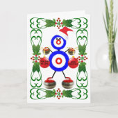 Curling Cartoon Weihnachten (Vorderseite)